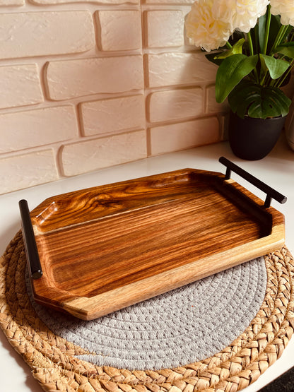 (NEW) Wooden tray small size 22x35cm