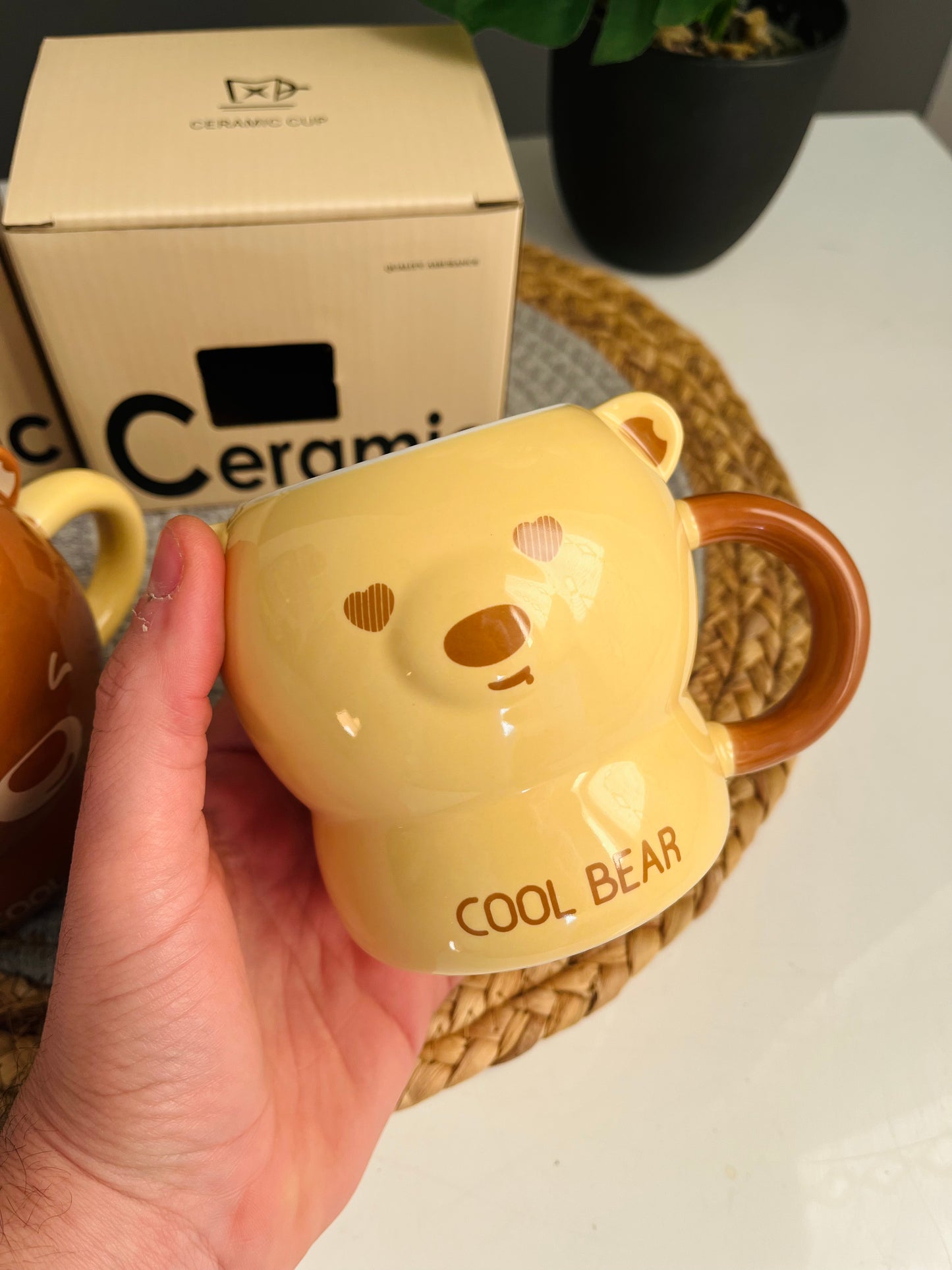 porcelain cups (bear) (bije)