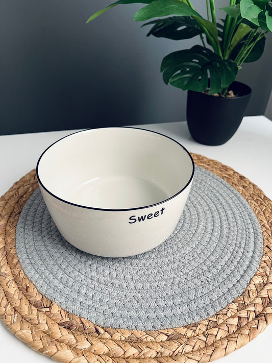 White bowl (sweet)per piece17cm*10cm