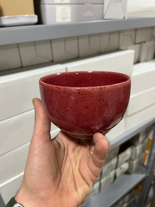Red bowl (F)per piece 10cm*8cm